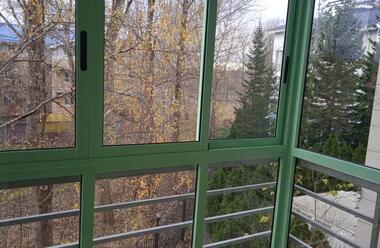 Холодное остекление балконов - фотогалерея Окна Лидер